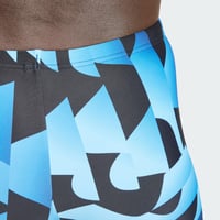 Pánske plavky Adidas AOP Boxer s celoplošnou potlačou – veľkosť 6 5