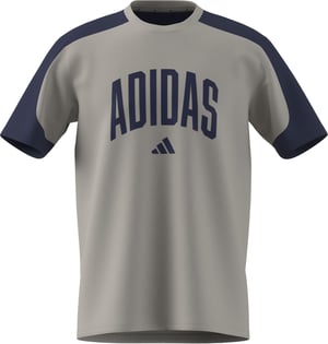 adidas Collegiate muška majica - Wonder Alumina/tamnoplava, veličina M - lagano zaprljano (flomaster) (stanje: vidi 2. sliku)