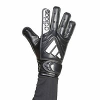 Brankárske rukavice adidas Copa Club Junior - čierne/biele, veľkosť 6 - unisex detské futbalové rukavice 3