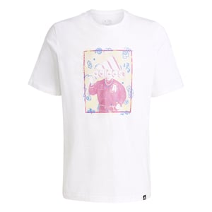 adidas Doodle Graphic Tee muška majica kratkih rukava - bijela, veličina L - pamučna majica s grafičkim uzorkom