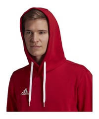 Pánska mikina s kapucňou adidas Entrada 22 – farba Team Power Red 2, veľkosť XL Tall (3 palce) – futbalový tréningový dres 2