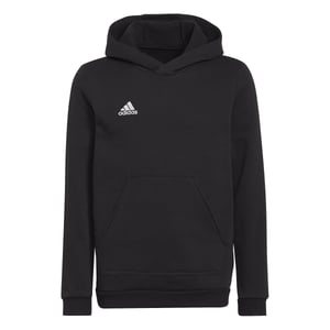 Hanorac cu glugă pentru copii adidas Entrada 22, negru, mărimea 164, hanorac unisex din bumbac pentru băieți și fete
