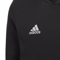 Detská mikina s kapucňou adidas Entrada 22, čierna, veľkosť 164, unisex bavlnená mikina pre chlapcov a dievčatá 5
