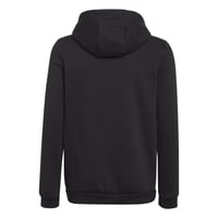 Detská mikina s kapucňou adidas Entrada 22, čierna, veľkosť 164, unisex bavlnená mikina pre chlapcov a dievčatá 3