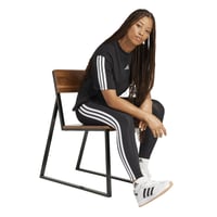 Dámske legíny adidas Essentials 3-Stripes – čierne/biele, veľkosť M 4