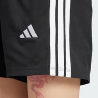 Dámske bavlnené šortky adidas Essentials 3-Stripes – čierna/biela, veľkosť L 2
