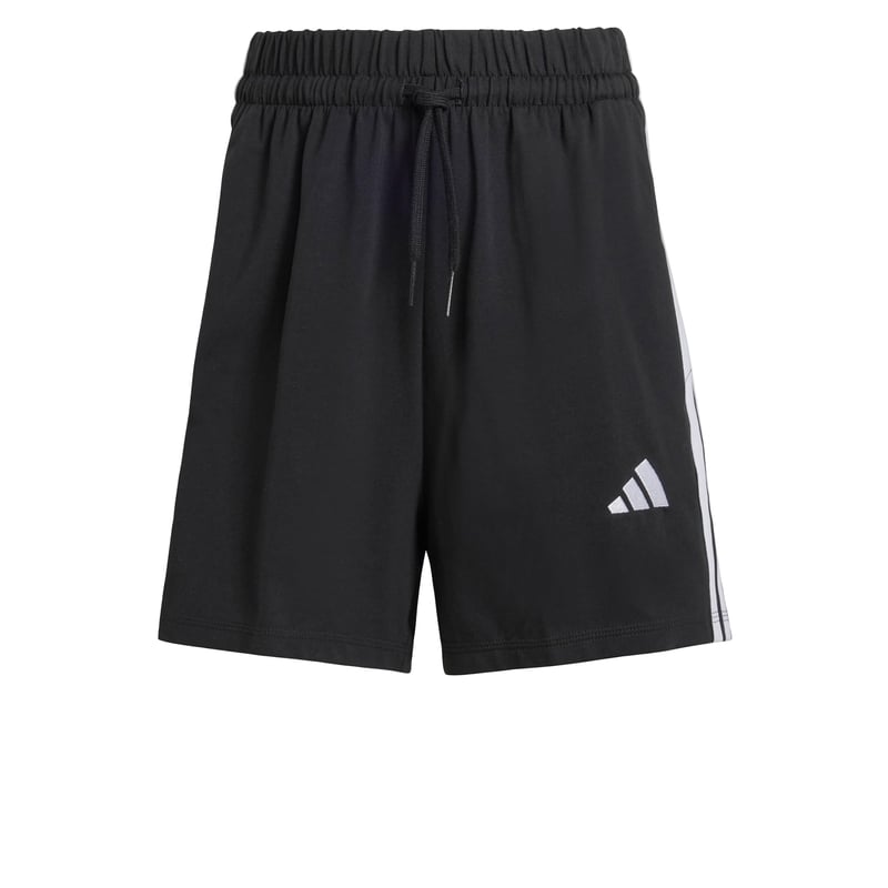 Dámske bavlnené šortky adidas Essentials 3-Stripes – čierna/biela, veľkosť L