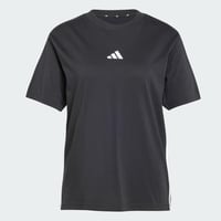 Dámske bavlnené tričko adidas Essentials 3-Stripes – čierno-biele, veľkosť L 6