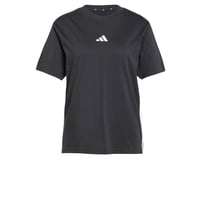 Dámske bavlnené tričko adidas Essentials 3-Stripes – čierno-biele, veľkosť L 9