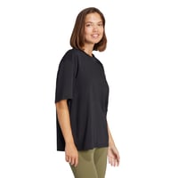 Dámske tričko Adidas Essentials Contemporary Logo Boyfriend – čierne, veľkosť XL 4