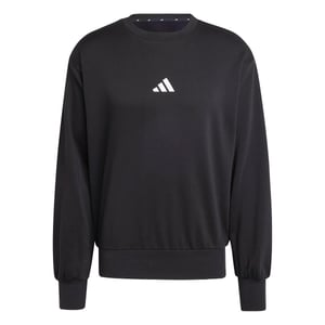 Muška fleece majica Adidas Essentials Feelcozy - crno/bijela - XL