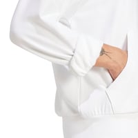 Hanorac cu glugă pentru bărbați adidas Essentials Feelcozy Fleece - Alb/Negru, mărimea XS 5