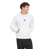 Hanorac cu glugă pentru bărbați adidas Essentials Feelcozy Fleece - Alb/Negru, mărimea XS 6