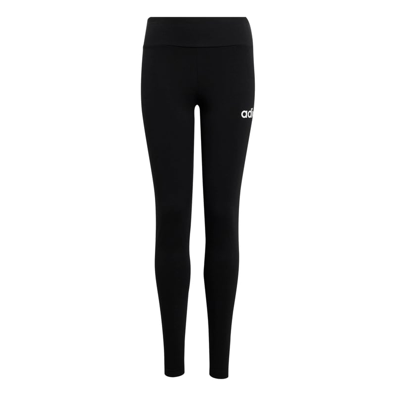 Dievčenské legíny adidas Essentials - čierno-biele, veľkosť 11-12 rokov - Športové legíny pre deti
