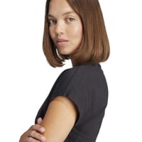 Dámske tričko adidas Essentials Linear Cotton – čierno-biele, veľkosť M 7