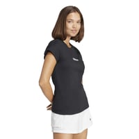 Dámske tričko adidas Essentials Linear Cotton – čierno-biele, veľkosť M 5