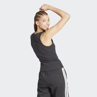 Dámske tielko adidas Essentials Linear Slim Cotton - čierne/biele, veľkosť M 4