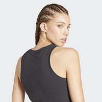 Dámske tielko adidas Essentials Linear Slim Cotton - čierne/biele, veľkosť M 6