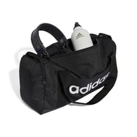Geantă sport unisex adidas Essentials Linear – Negru/Alb, mărimea XS – Geantă de voiaj ușoară și stilată 6