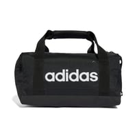 Geantă sport unisex adidas Essentials Linear – Negru/Alb, mărimea XS – Geantă de voiaj ușoară și stilată 1