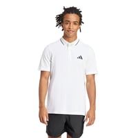 Pánske polotričko adidas Essentials Small Logo Piqué – biele/čierne, veľkosť L 2