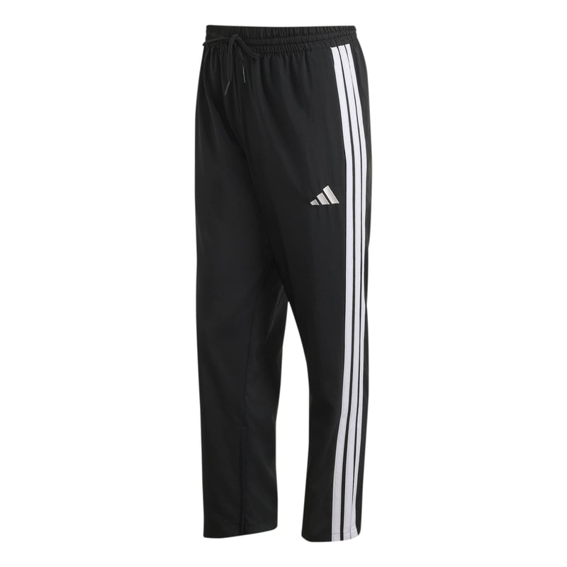 Pánske tepláky adidas Essentials Small Logo Stanford Open Hem - čierne/biele, veľkosť XL Tall