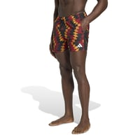 Sort de baie pentru bărbați adidas cu imprimeu de fotbal, 5 inch – Auriu/Alb, mărimea XXL 3