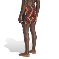 Sort de baie pentru bărbați adidas cu imprimeu de fotbal, 5 inch – Auriu/Alb, mărimea XXL 2