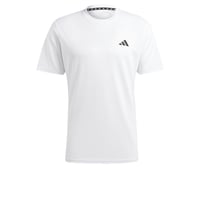 Pánske tréningové tričko adidas Train Essentials – biele/čierne, veľkosť S 5