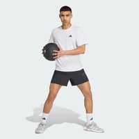 Pánske tréningové tričko adidas Train Essentials – biele/čierne, veľkosť S 6