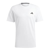 Pánske tréningové tričko adidas Train Essentials – biele/čierne, veľkosť S 4