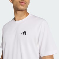 Pánske tréningové tričko adidas Train Essentials – biele/čierne, veľkosť S 7
