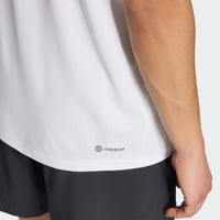 Pánske tréningové tričko adidas Train Essentials – biele/čierne, veľkosť S 8