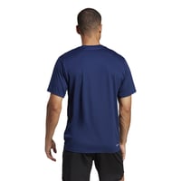 Tricou de antrenament pentru bărbați adidas Train Essentials - Albastru închis/Alb, mărimea 4XL 2