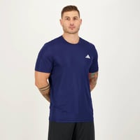 Tricou de antrenament pentru bărbați adidas Train Essentials - Albastru închis/Alb, mărimea 4XL 3