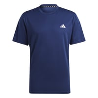 Tricou de antrenament pentru bărbați adidas Train Essentials - Albastru închis/Alb, mărimea 4XL 4