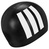 Cască de înot adidas Kids 3-Stripes - Negru/Alb, mărime pentru copii, echipament de înot unisex 2