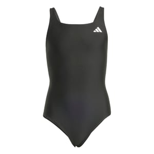 adidas Dječji kupaći kostim s V-izrezom na leđima, crni, veličina 11-12 godina