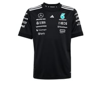 Pánske tričko adidas Mercedes AMG Petronas Formula One Team - čierno-biele, veľkosť 3XL 8