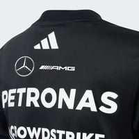 Pánske tričko adidas Mercedes AMG Petronas Formula One Team - čierno-biele, veľkosť 3XL 7