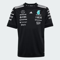 Pánske tričko adidas Mercedes AMG Petronas Formula One Team - čierno-biele, veľkosť 3XL 1