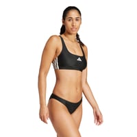 Dámske bikiny adidas 3 Stripes V-Back – čierna/biela, veľkosť 40 6