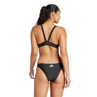 Dámske bikiny adidas 3 Stripes V-Back – čierna/biela, veľkosť 40 2