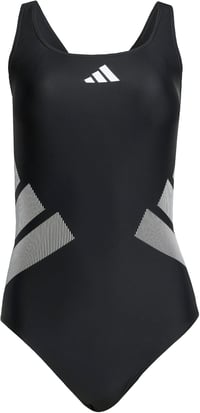 adidas Női C-Back Logós Fürdőruha - 62, Black / White 1