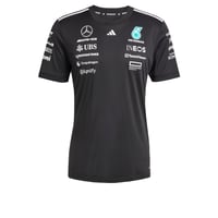 Tricou damă adidas Mercedes-AMG Petronas Formula One Team Driver - Negru/Alb, mărimea XXS 1