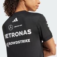 Tricou damă adidas Mercedes-AMG Petronas Formula One Team Driver - Negru/Alb, mărimea XXS 4