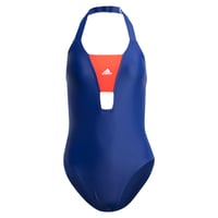 Costum de baie pentru femei adidas Sportswear Colorblock - Albastru închis/Roșu aprins, mărimea 38 1