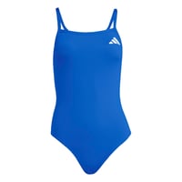 Costum de baie pentru femei adidas cu bretele subțiri și spate în V - Pure Tangerine/Bliss Lilac - mărimea 42 1