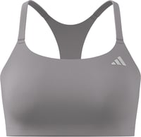 Bustieră sport pentru damă adidas Optime Essentials cu susținere ușoară - Ice Purple - mărimea M 1