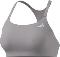 Bustieră sport pentru damă adidas Optime Essentials cu susținere ușoară - Ice Purple - mărimea M 3